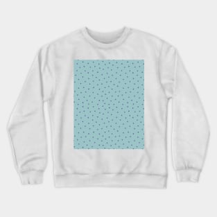 Random scattered dots, abstract minimalistic print Crewneck Sweatshirt